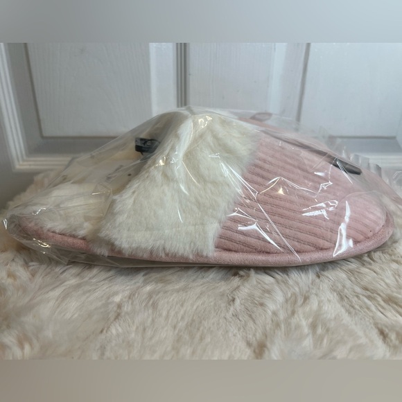 DULCET SLIPPERS. MEMORY FOAM FUZZY COLLAR - Picture 5 of 7